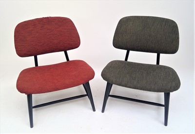 Lot 3545 - Two Danish painted beech 'Te Ve' chairs,...