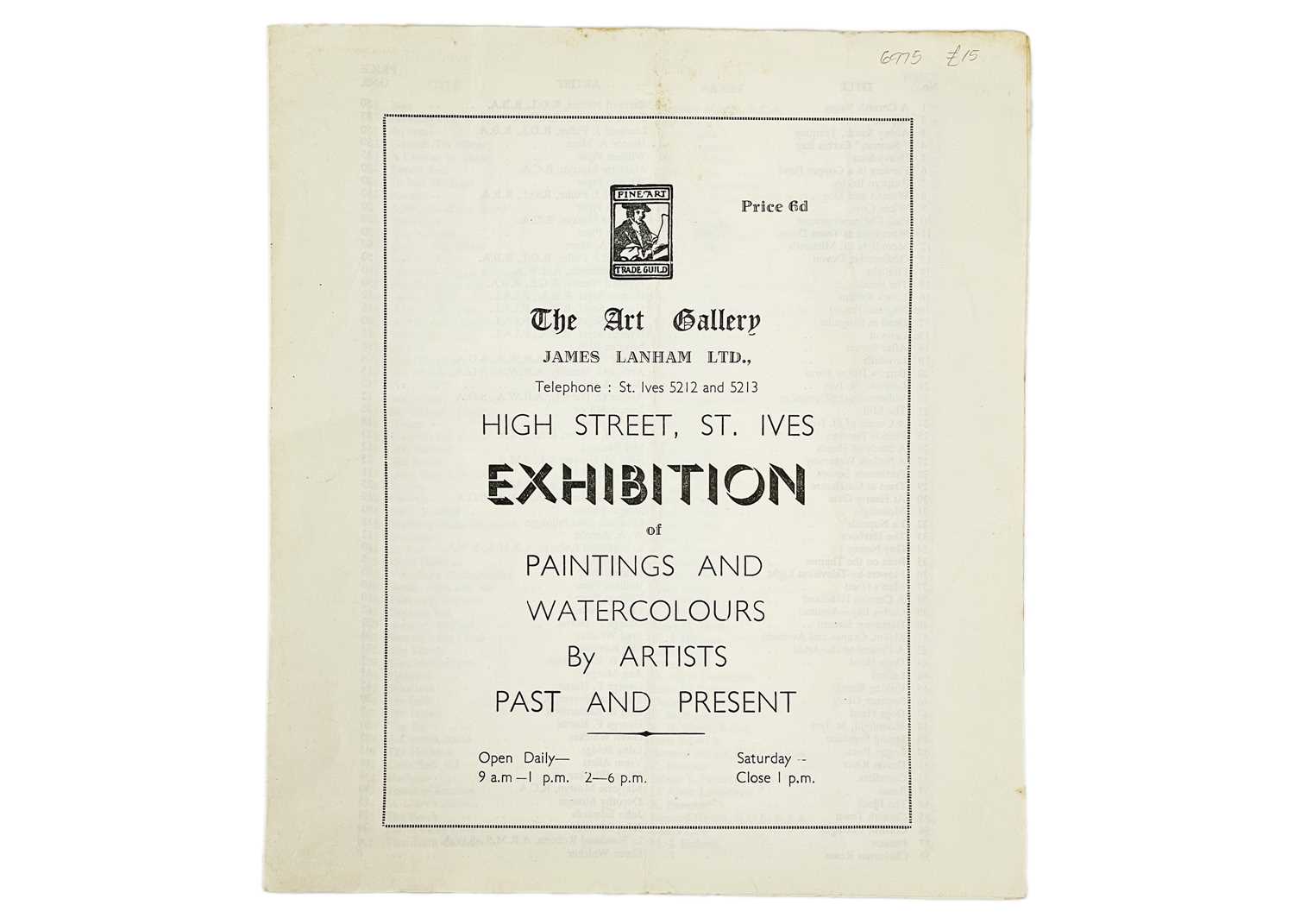 Lot 33 - (Cornish art) James Lanham Ltd