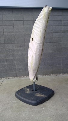 Lot 37 - A Kettler, Adjustable Garden Parasol. The...