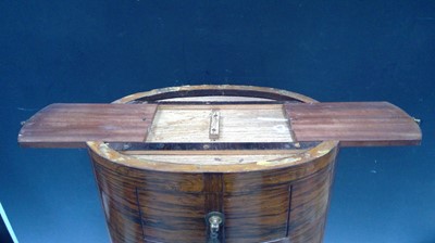 Lot 12 - A sewing chest 71cm tall by 33cm wide and 25cm...