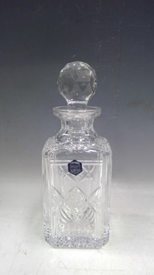 Lot 9 - A Stuart Crystal Decanter and Two Tumblers....