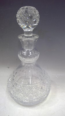 Lot 46 - A 28cm tall, Crystal Decanter and Six Tumblers....