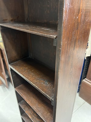 Lot 83 - A narrow bookcase 44cm wide x 20cm deep x...