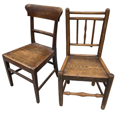 Lot 7 - Two country chairs