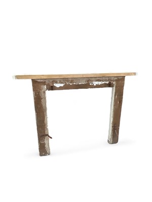 Lot 34 - A fire surround made from four substantial...