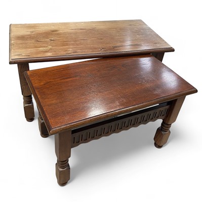 Lot 14 - Two nesting coffee tables