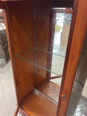 Lot 44 - A yewwood veneered cabinet 145cm wide 120cm...