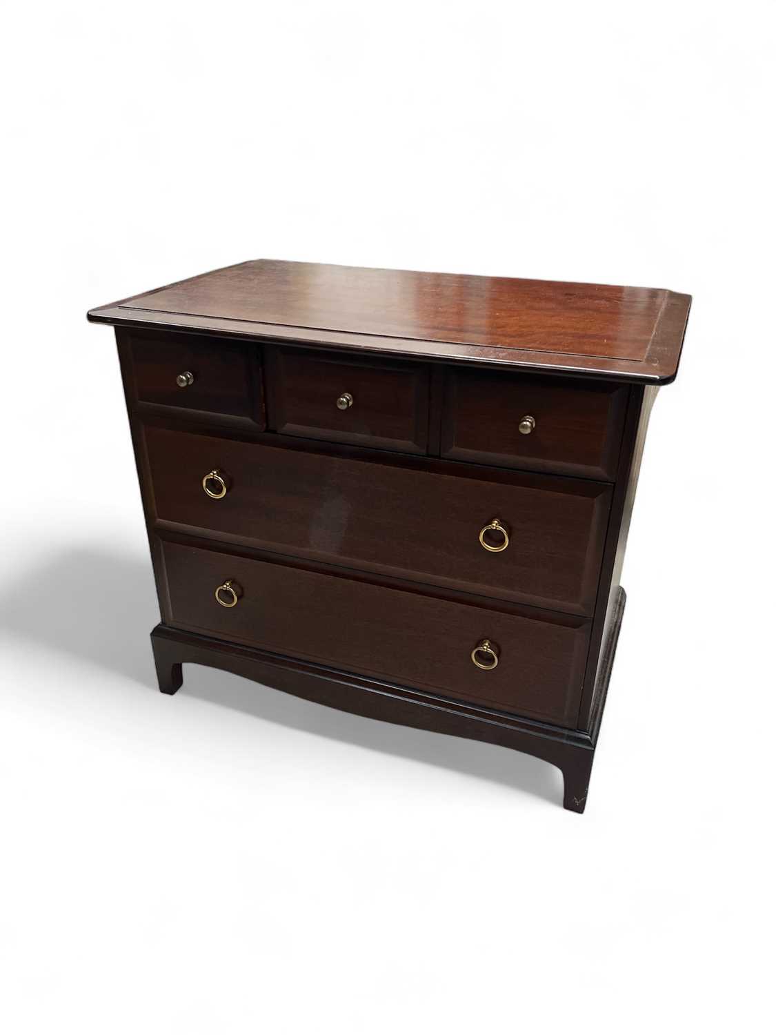 Lot 33 - A Stag chest 82cm wide 46.5cm deep and 71cm high