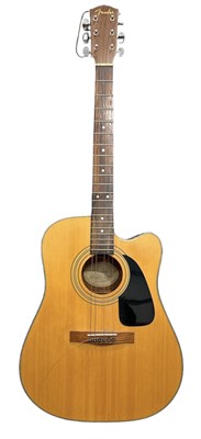 Lot 18 - A Fender DG10CE electro-acoustic guitar,...