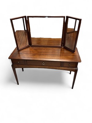 Lot 19 - A Stag dressing table. 120cm wide