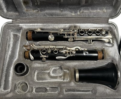 Lot 31 - Two cased clarinets, one by Le Blanc and the...