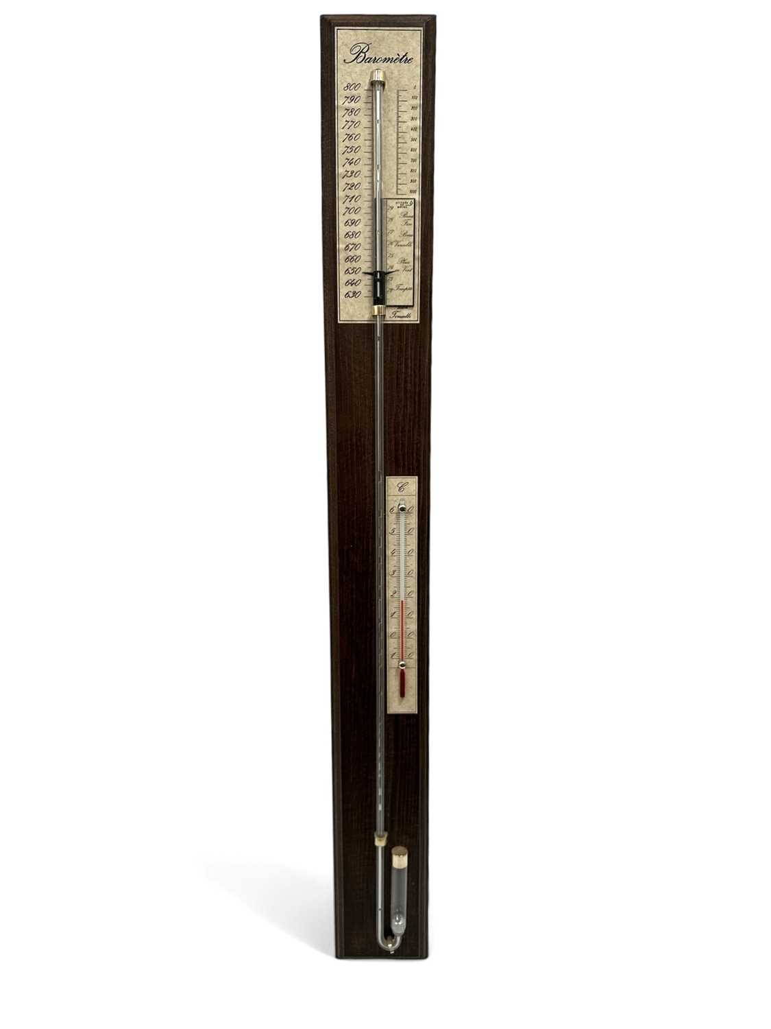 Lot 121 - A Torricelli or Mercury column barometer.