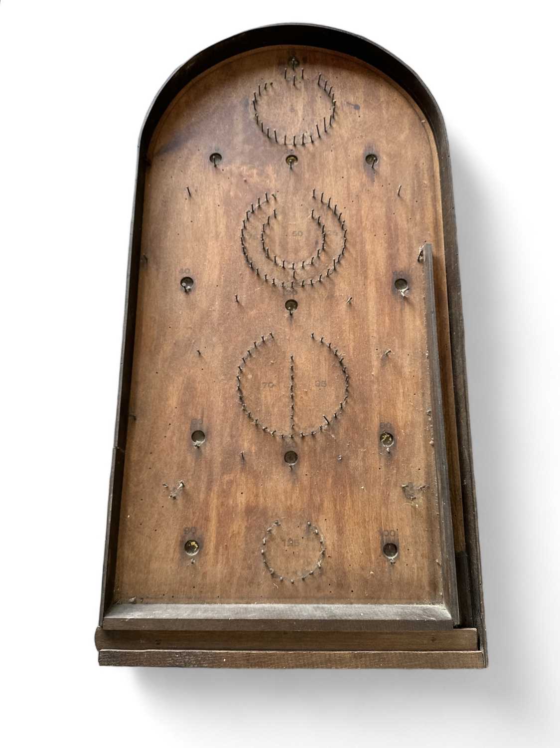 Lot 105 - A 1930s Holey Bogey Corinthian Bagatelle board,...