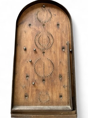 Lot 105 - A 1930s Holey Bogey Corinthian Bagatelle board,...