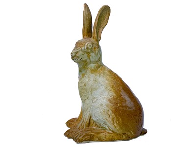 Lot 379 - Bernard Rooke (1938), five studio pottery animals.
