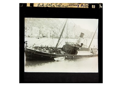 Lot 7 - (Isles of Scilly) A good collection of seventy three glass lantern slides