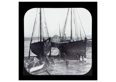 Lot 7 - (Isles of Scilly) A good collection of seventy three glass lantern slides