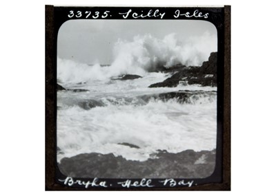 Lot 7 - (Isles of Scilly) A good collection of seventy three glass lantern slides