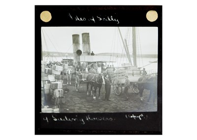 Lot 7 - (Isles of Scilly) A good collection of seventy three glass lantern slides