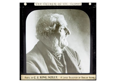 Lot 7 - (Isles of Scilly) A good collection of seventy three glass lantern slides