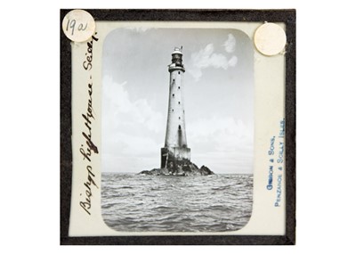 Lot 7 - (Isles of Scilly) A good collection of seventy three glass lantern slides