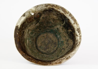 Lot 196 - A Chinese tinned metal bowl, Qing Dynasty.