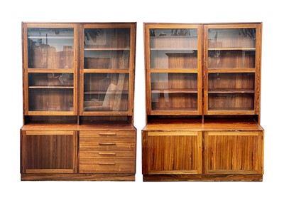 Lot 314 - A pair of Danish side cabinets/units.