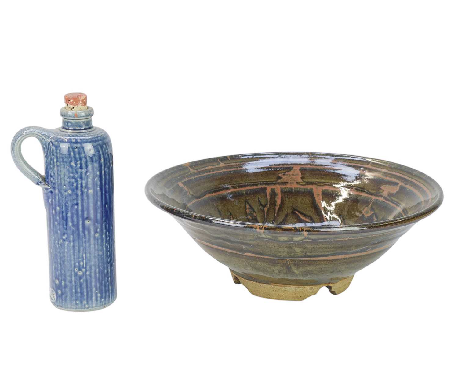 Lot 533 - Stefan BANG (1954-2016) Saltglazed bottle,...