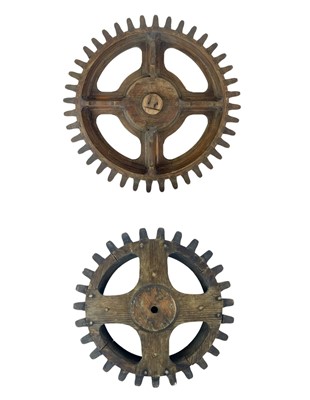 Lot 130 - Two hardwood cog patterns