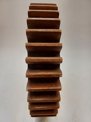 Lot 130 - Two hardwood cog patterns