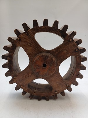 Lot 130 - Two hardwood cog patterns