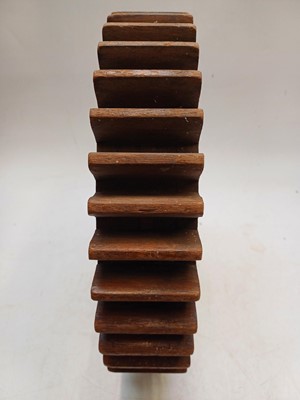 Lot 130 - Two hardwood cog patterns
