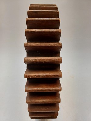 Lot 130 - Two hardwood cog patterns