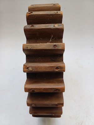 Lot 130 - Two hardwood cog patterns
