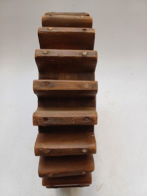 Lot 130 - Two hardwood cog patterns
