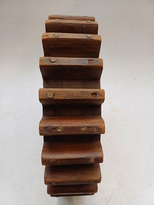 Lot 130 - Two hardwood cog patterns
