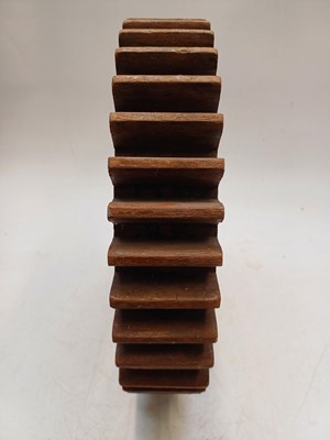 Lot 130 - Two hardwood cog patterns
