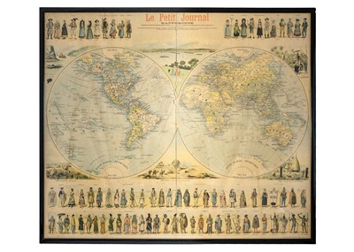 Lot 247 - (World map) F. Menetrier