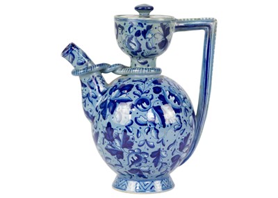 Lot 62 - A Cantagalli pottery ewer, circa 1900.