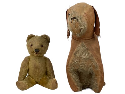 Lot 551 - An English plush teddy bear.