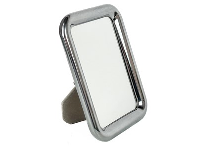 Lot 436 - A Georg Jensen 'Tableau' rectangular easel mirror.