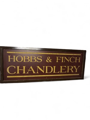 Lot 514 - A Charlestown chandeler's sign