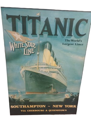 Lot 1093 - Two White Star Line posters