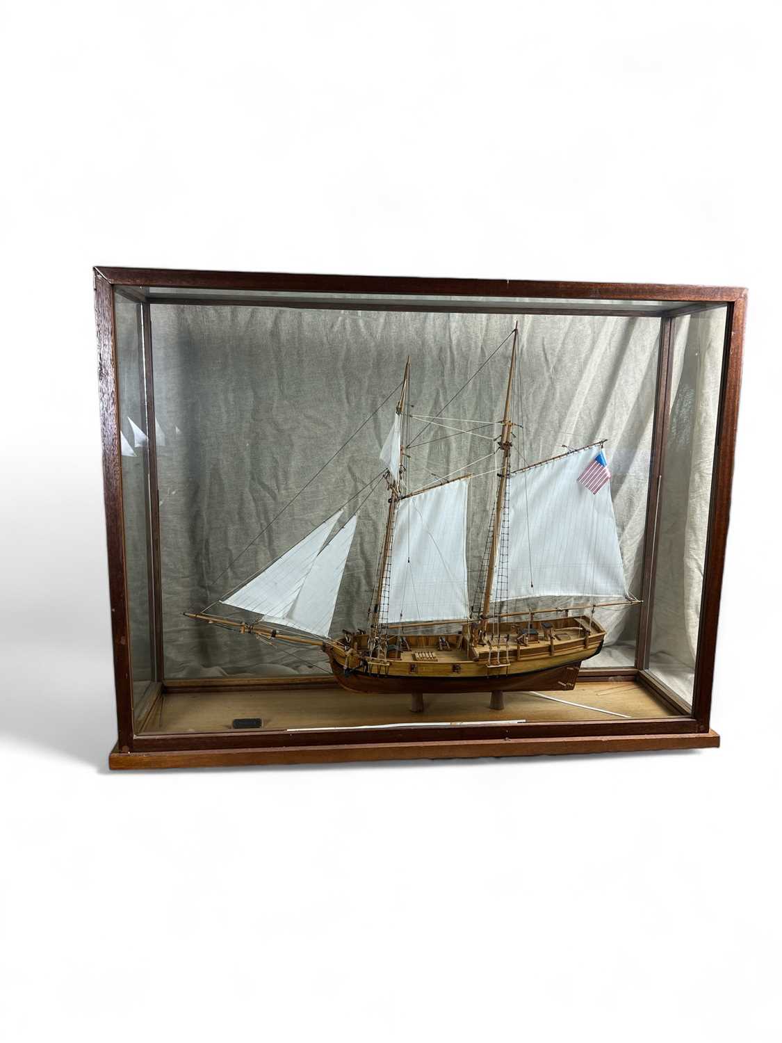 Lot 1242 - A model of the schooner USS Hannah