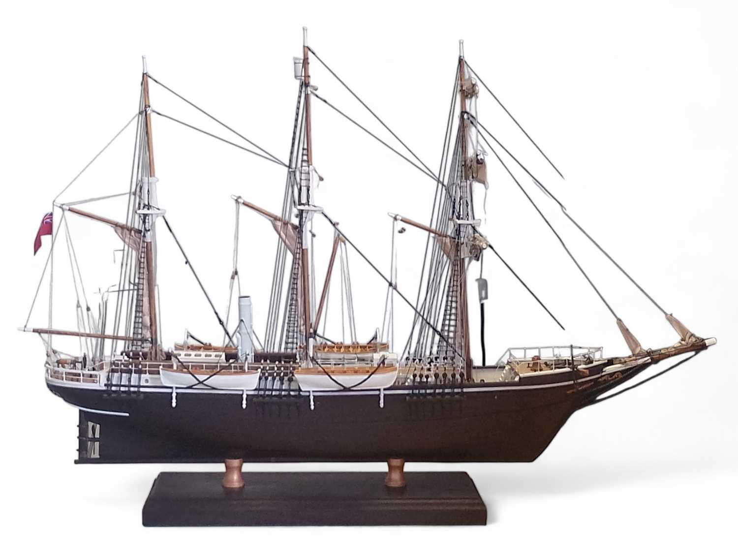 Lot A fine scale model of Ernest Shackleton's Endurance