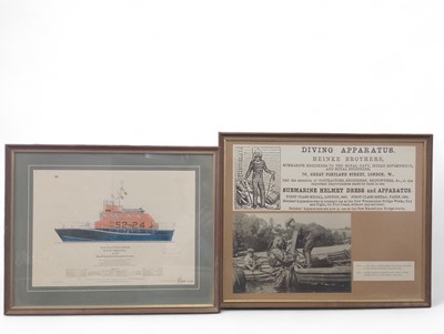 Lot 1222 - A Limited Edition print of the 'Arun' Class Penlee Lifeboat, R.N.L.B 'Mabel Alice'