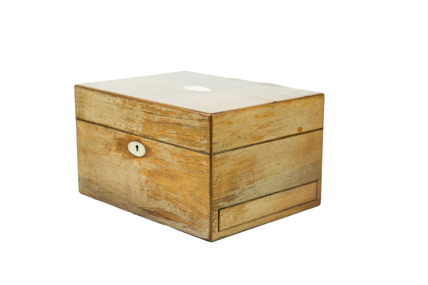 Lot 168 A Victorian rosewood fitted vanity box.