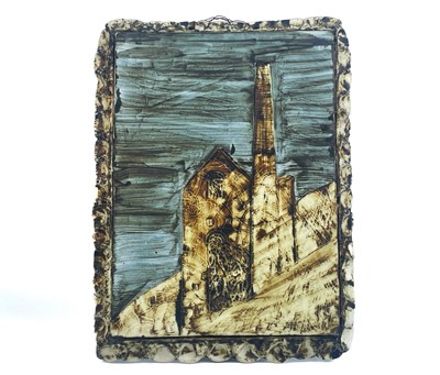 Lot 326 - A Carn pottery plaque.