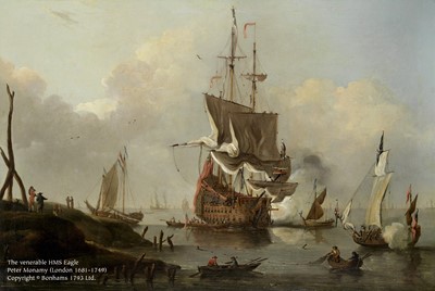 Lot HMS Eagle, wrecked off The Isles of Scilly, 1707