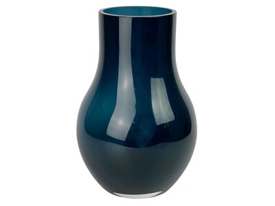 Lot 412 - A Georg Jensen Cafu glass vase.